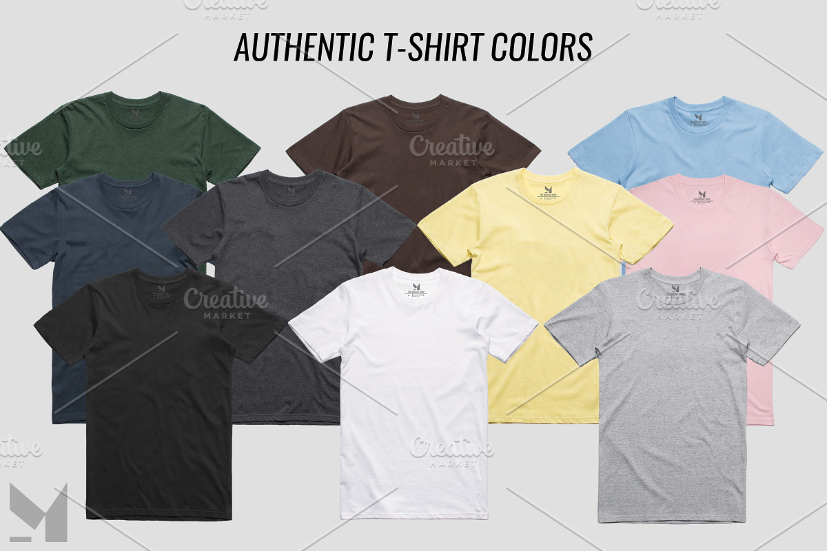 Realistic T-Shirt Mockup, a Shirt Mockup by THE MOCKUP SHOP (Photo 2 of 5)