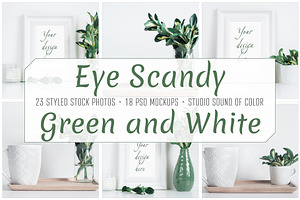 18 FRAMES, LEAVES & CANDLE MOCKUPS