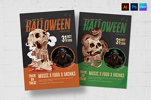 Halloween Flyer Template, a Flyer Template by BrandPacks