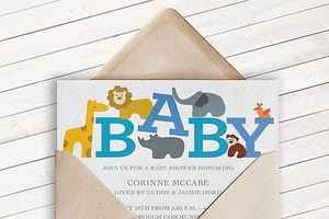 Kraft Envelope Card Mockup