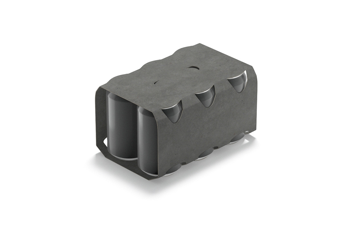 Black Six 330ml Can Pack 3D Model, an Object 3D Model by rebrandy (Photo 1 of 9)