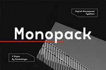 Monopack - Stylish Monospaced Font