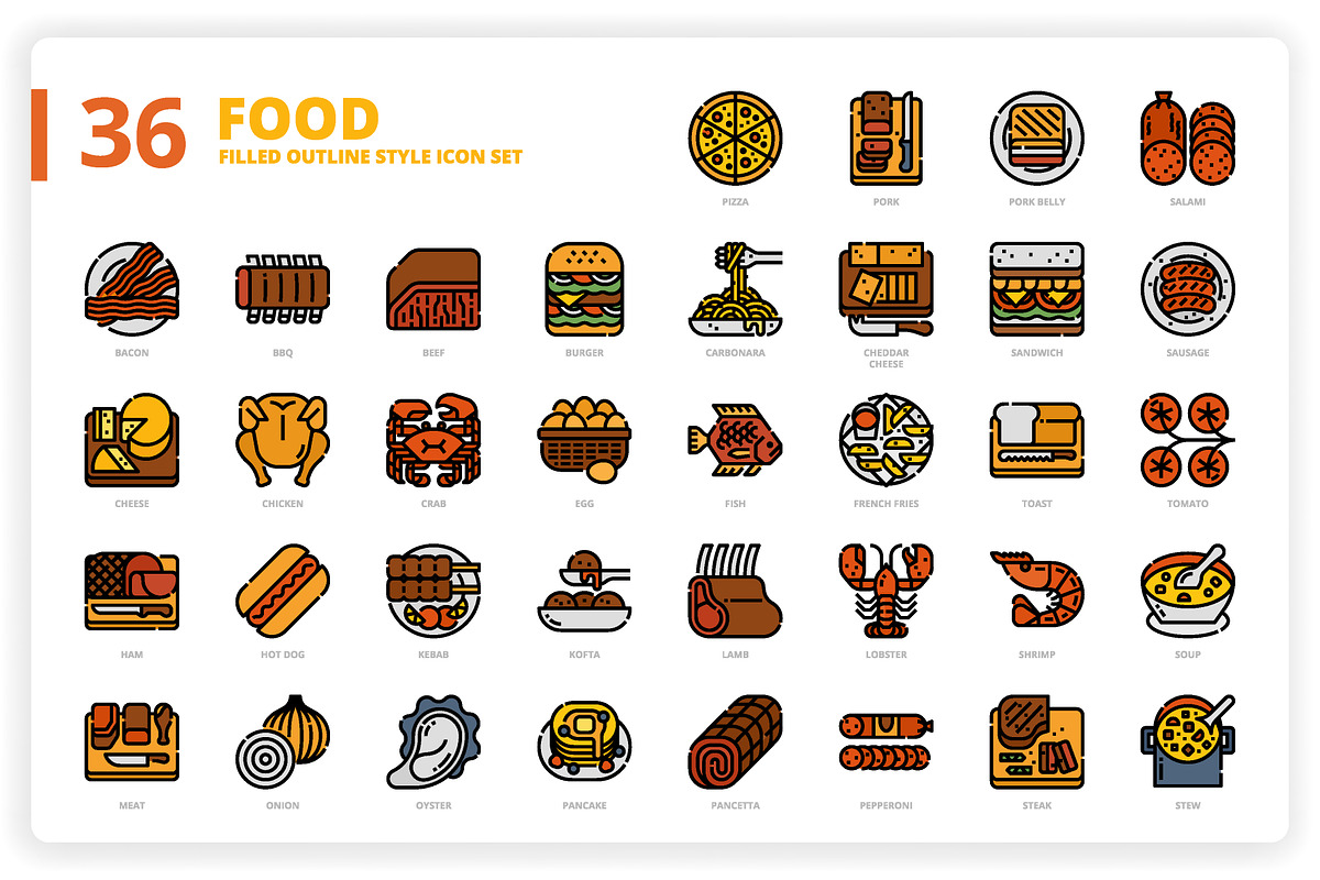 3,600 Icons x3 Styles, an Outline Icon by monkik (Photo 138 of 299)