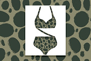 Wild Animal Print Set Modern Vintage, a Pattern Graphic by Oksana Dovhopol Art (Thumbnail 16 of 19)