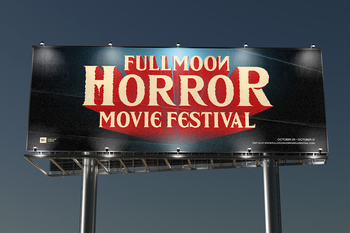 Stranger Friz - Horror Movie 2 Fonts, a Serif Font by Casloop Studio (Photo 8 of 8)