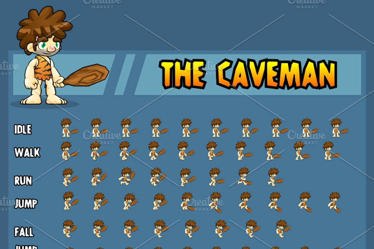 Prehistoric Game Sprites, an Illustration by pzUH (Photo 2 of 6)
