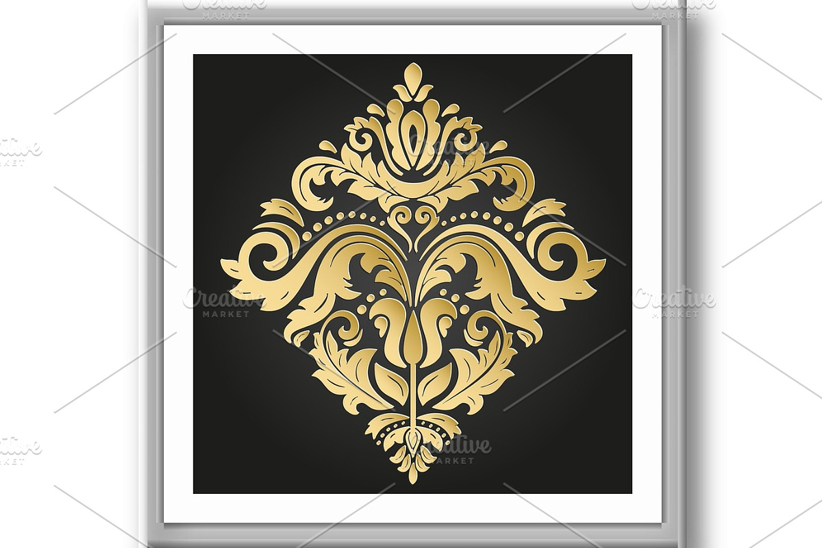 Oriental Vector Pattern With 3D, a Pattern Graphic by FineArtStudio (Photo 2 of 3)