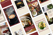 Restaurant Instagram Kit | Canva, a Social Media Template by Rose & Co. (Thumbnail 6 of 9)
