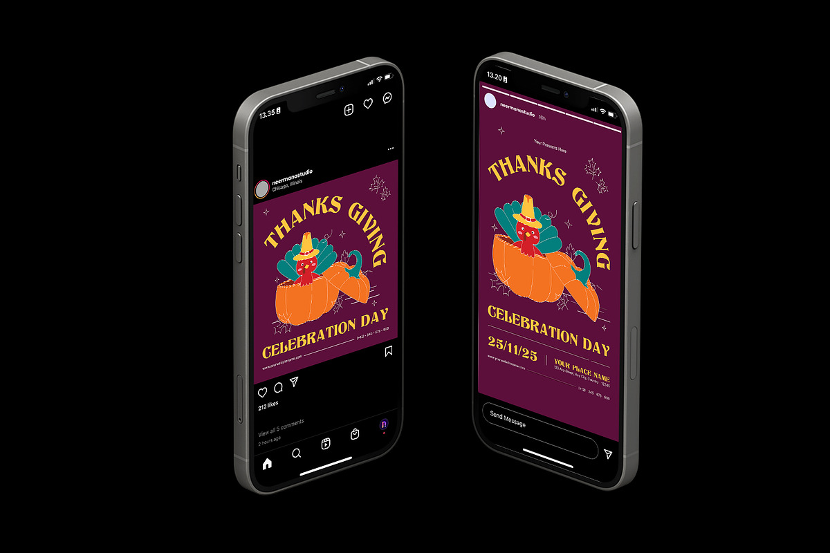 Thanksgiving Celebration Flyer, a Flyer Template by Neermana (Photo 4 of 4)