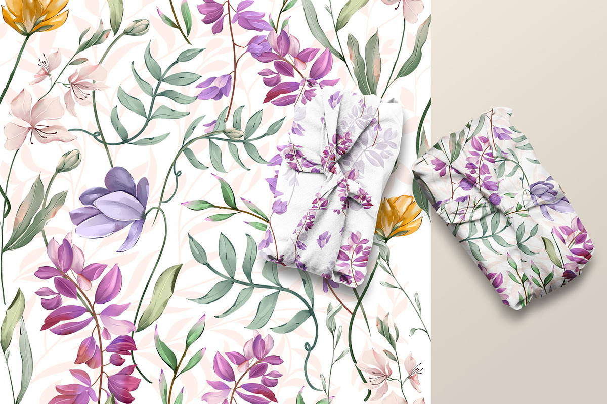 Spring Garden Floral Pattern, a Pattern Graphic by Madebyia (Photo 8 of 14)