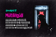Apocalypse 13 - Cyberpunk Type, a Symbol Font by ikiiko (Thumbnail 7 of 7)
