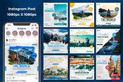 Tour and Travel Social Media Pack, a Social Media Template by rajstudio (Thumbnail 2 of 2)