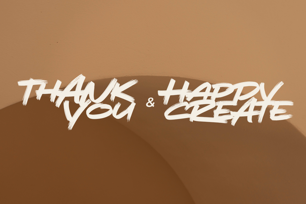 Sikat Rusak • A Dry Brush, a Font by azetypestudios.com (Photo 22 of 22)