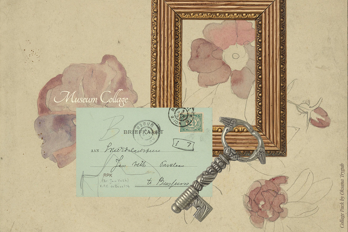 Vintage Museum Collage Elements Pack, an Object Graphic by Oksana Trygub (Photo 7 of 29)
