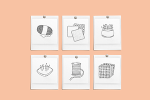 Haberdashery Vector Illustrations