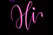 Lettering Brush Set for Procreate 5X, a Brush Add-On by Zmapist (Thumbnail 2 of 19)