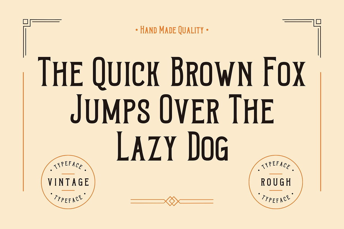 Vintage Rough, a Serif Font by Nirmana Visual (Photo 2 of 10)