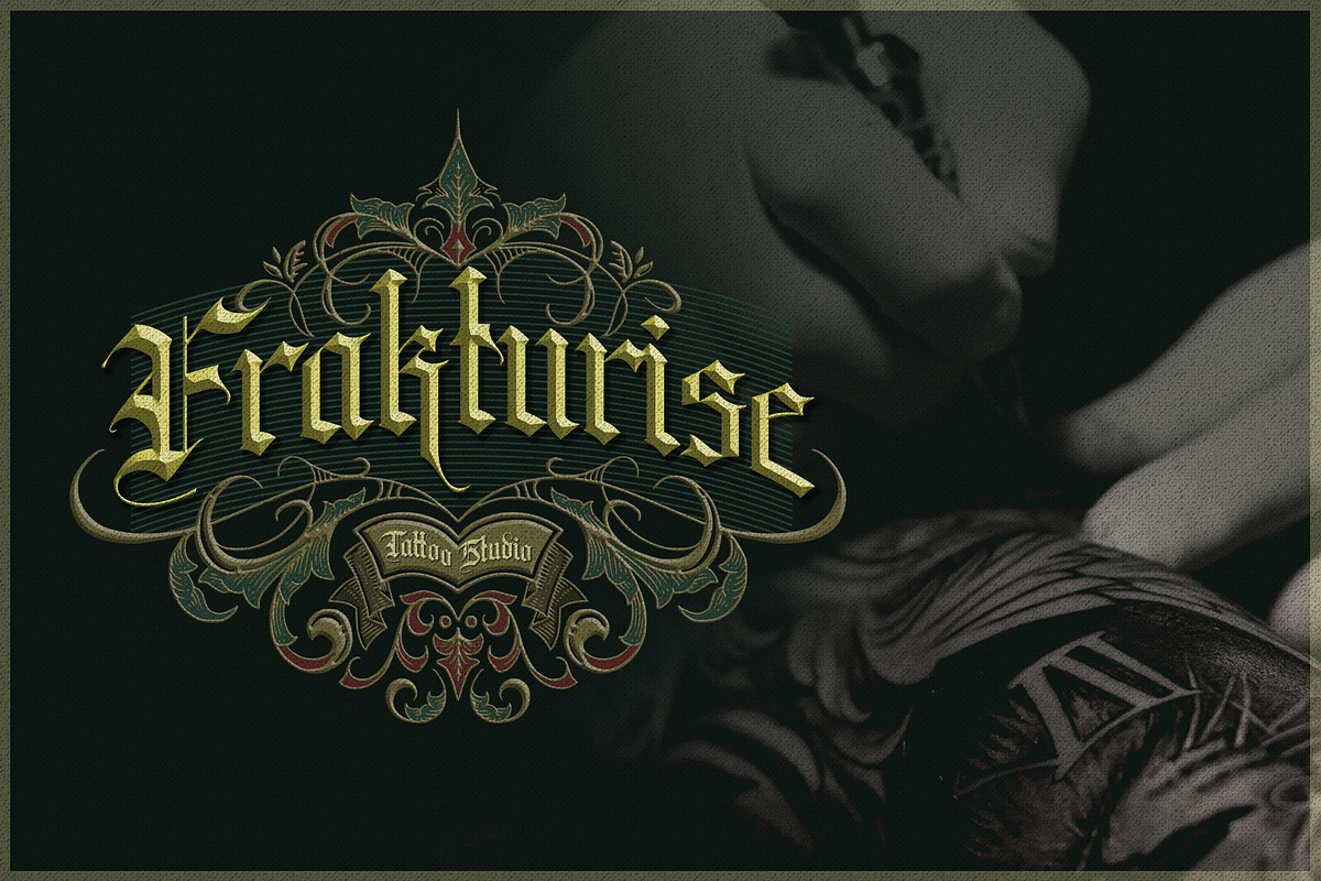 Aventaquadra, a Blackletter Font by ilhamtaro (Photo 5 of 11)