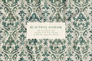 Damask Antique Arabesque Ornament 7, a Pattern Graphic by Olya Creative (Thumbnail 1 of 11)