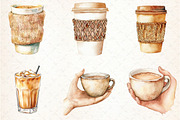 Boho Cafe Core Coffee Clipart, an Illustration by Libby Wishes (Thumbnail 4 of 6)