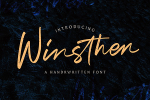 Winsthen - Handwritten Font