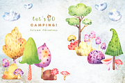 Camping Autumn Adventure collection, a Decorative Illustration by Tatiana Troian (Thumbnail 4 of 8)
