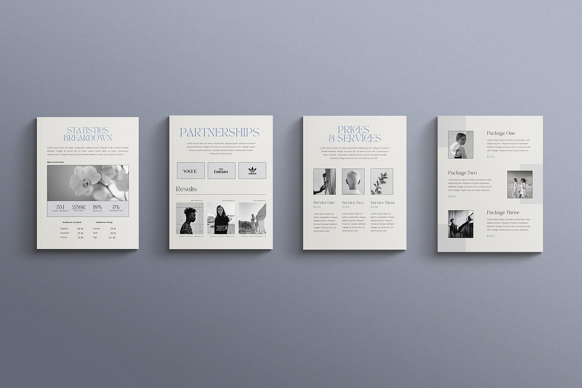 FLAWLESS | Media Kit Canva Template, a Magazine Template by Sierra Creative Studio (Photo 6 of 9)