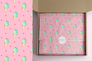 Lime cream summer seamless patterns, a Pattern Graphic by Dreamline Desings (Thumbnail 3 of 9)
