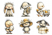 Easter Pink Bunny Clipart, an Illustration by Daily.Designs (Thumbnail 8 of 8)