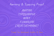Funkaura - Funky Retro Display Font, a Sans Serif Font by Amogh Design (Thumbnail 6 of 8)