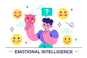 10 Emotional Intelligence, a Person Illustration by denayunebgt (Thumbnail 4 of 4)