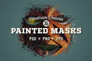35 Hand Painted Masks