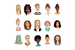 Young Adults' Diverse Faces Pattern