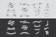 Banner and Ribbon Vectors, an Illustration by lups design (Thumbnail 2 of 4)