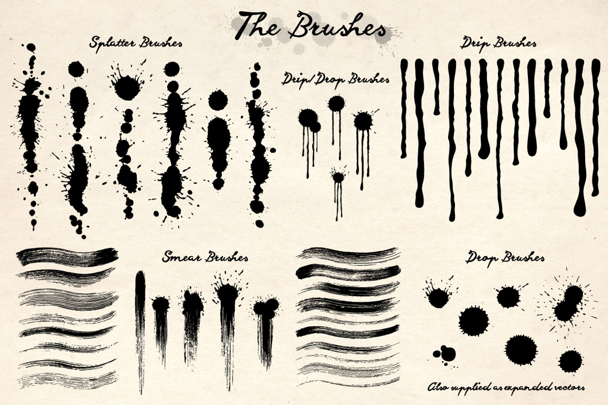 Splatter & Smear Brushes, a Brush Add-On by The Artifex Forge (Photo 4 of 5)