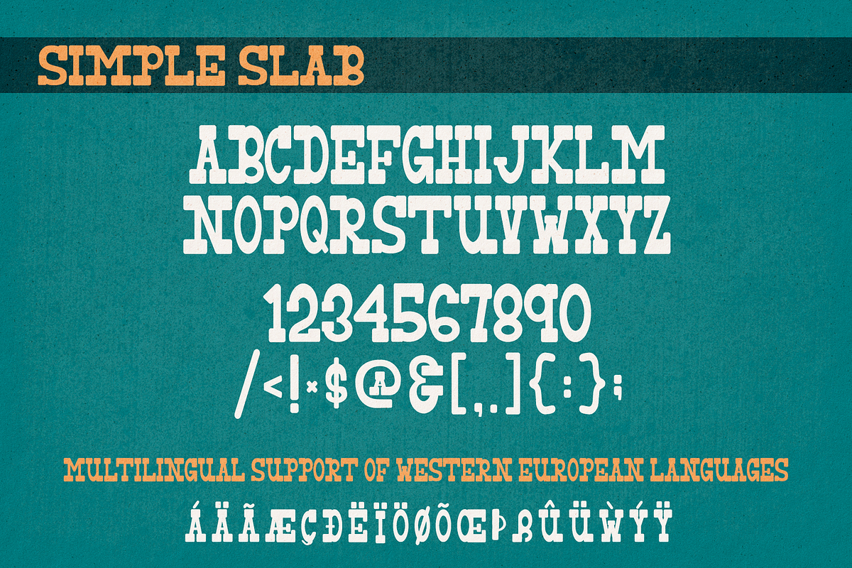Funguy - Interlocked Slab Serif Font, a Slab Serif Font by The Pretty Letters (Photo 6 of 11)