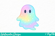 Disco Iridescent Ghost Sublimation, an Illustration by Watercolor design (Thumbnail 1 of 3)