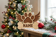 Dog Memorial Laser Cut Wood File, an Object Graphic by Libby Wishes (Thumbnail 2 of 3)