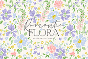 Romantic Flora - Patterns & Clipart, a Pattern Graphic by Inna Moreva