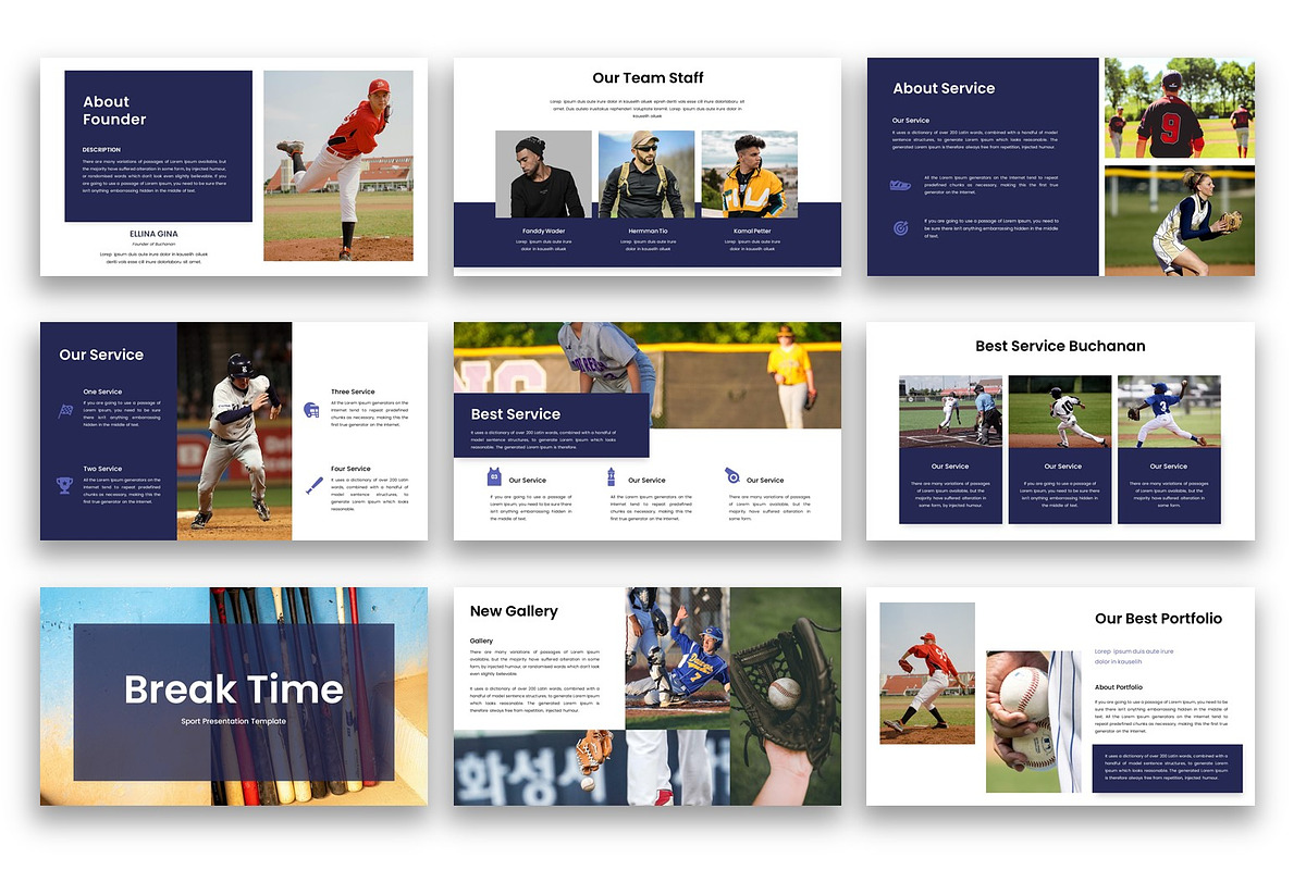 Buchanan - Sports PowerPoint preview 4
