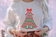 Coquette Bows Christmas Tree PNG, an Illustration by designcity5 (Thumbnail 2 of 8)