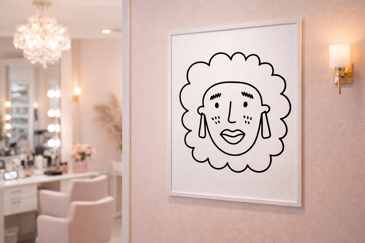 Hand Drawn Women Faces, a Person Illustration by Palau (Photo 5 of 8)
