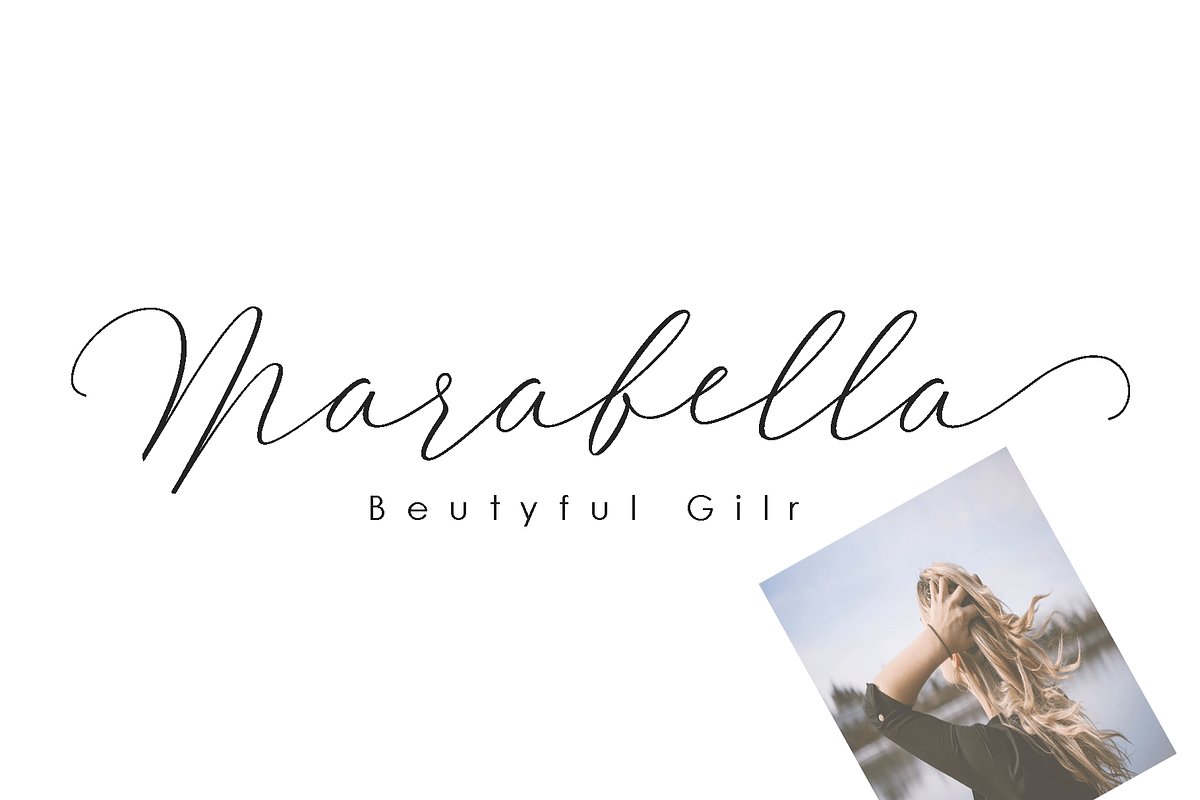 Mirrabella, a Script Font by PollemSt (Photo 9 of 9)