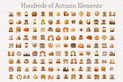 Whimsy Boho Fall Clipart, a Decorative Illustration by PaintPixelCo (Thumbnail 3 of 10)