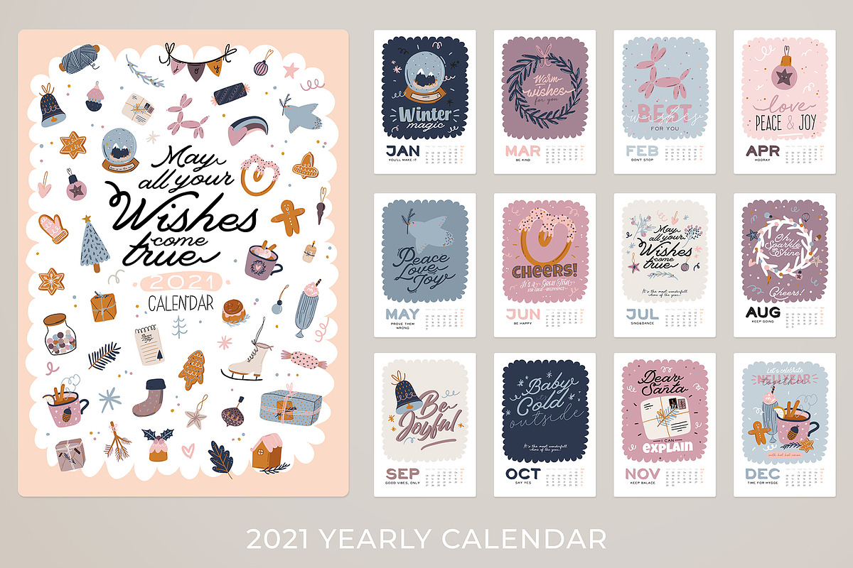Cute Christmas & New Year BUNDLE, a Seasonal Illustration by Ruslana Lubenets (Photo 78 of 104)