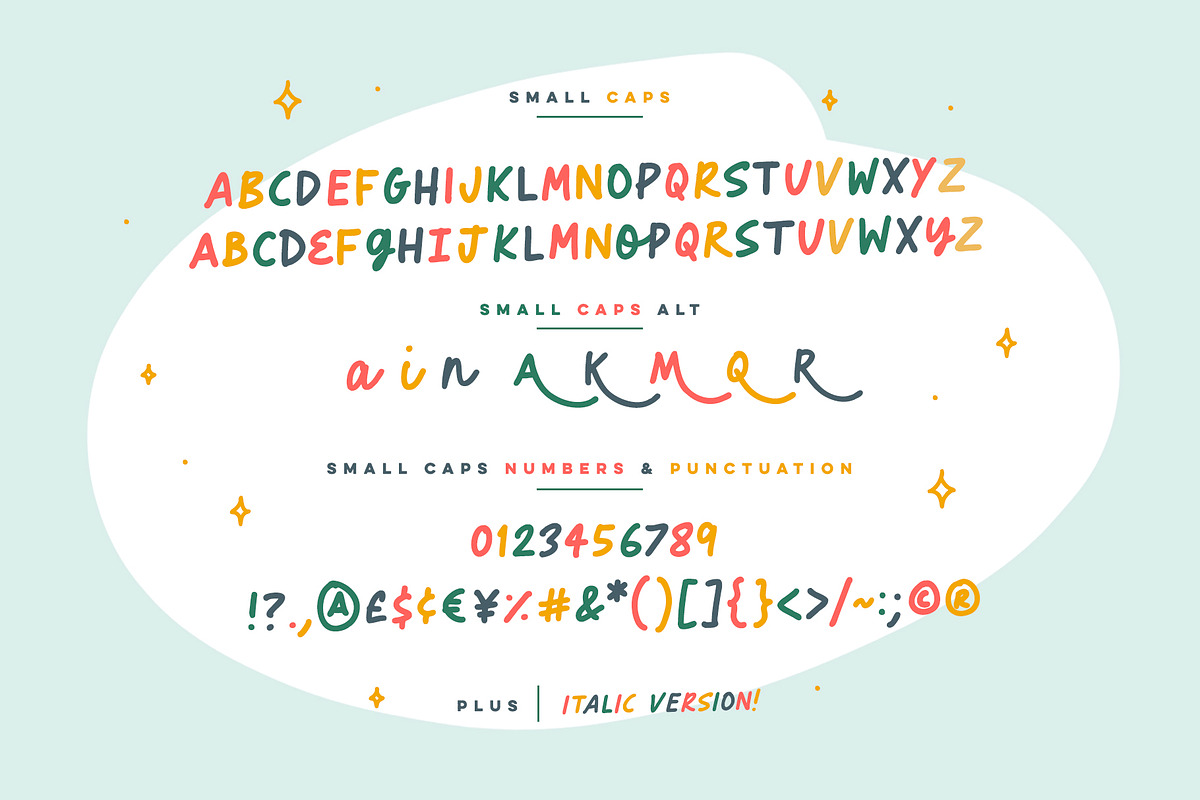 Mellow Morning Font Duo + Doodles, a Font by Sam Parrett (Photo 10 of 11)