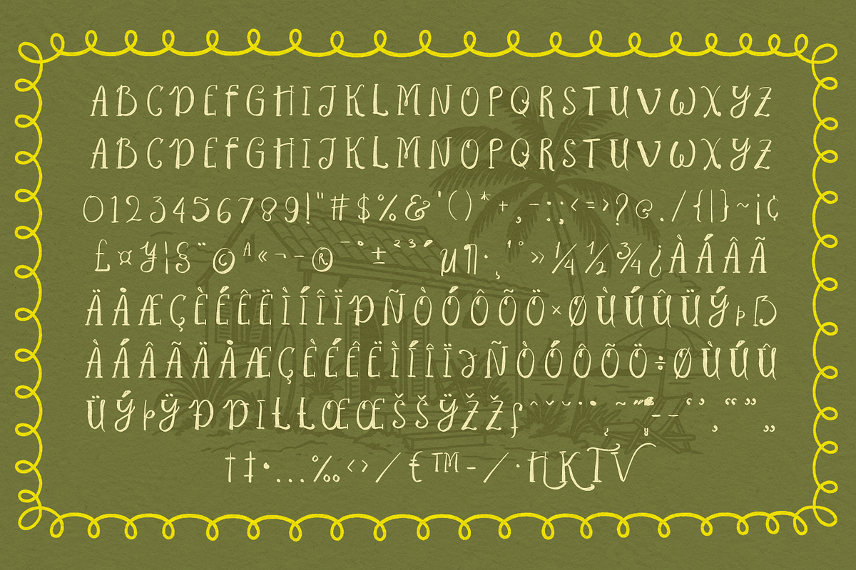 Blossom Olive Font Duo, a Handwritten Font by Haps Space (Photo 10 of 13)