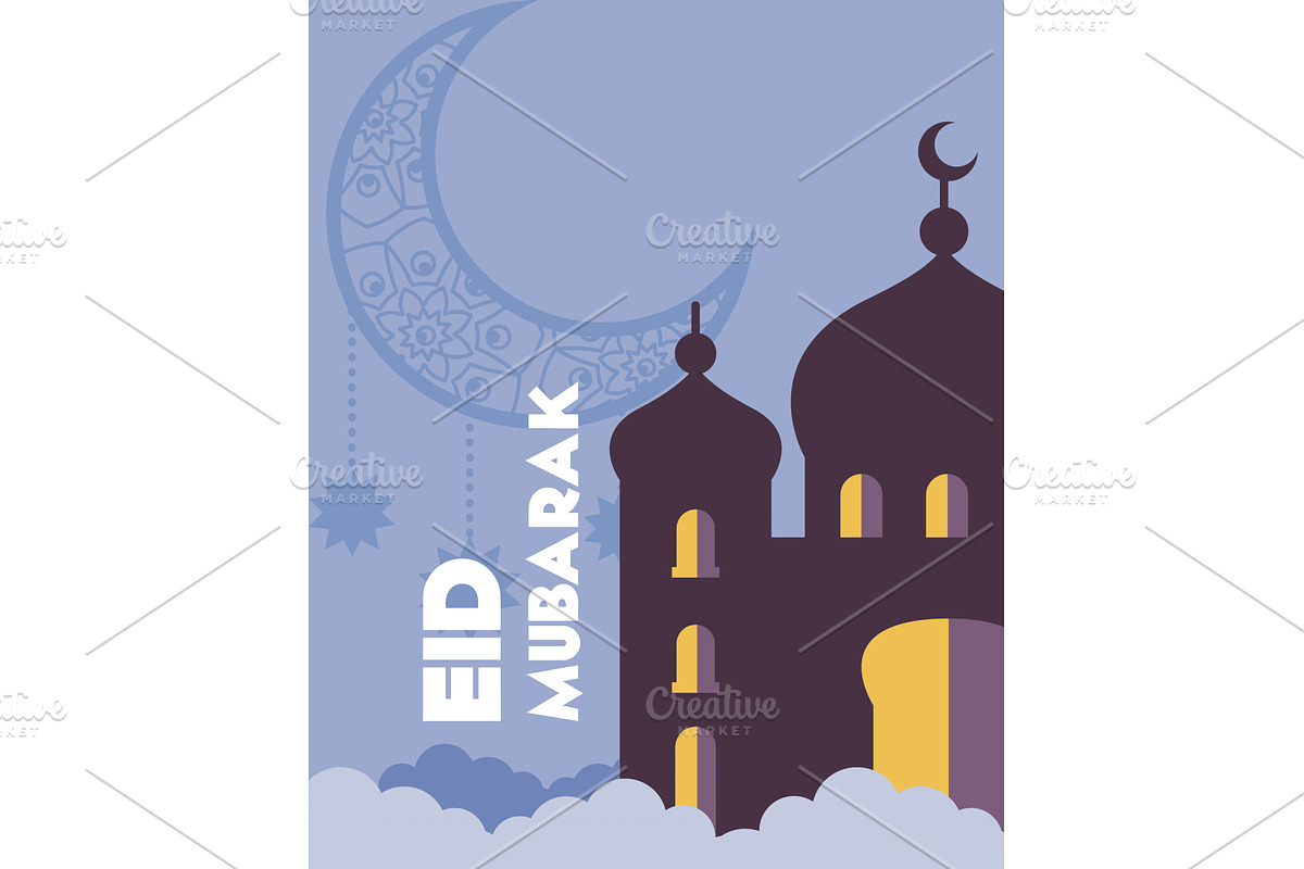 eid mubarak celebration, an Object Illustration by studiogstock