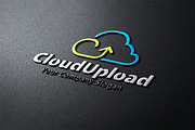 Cloud Upload Logo, a Branding & Logo Template by Creative Dezing (Thumbnail 1 of 5)