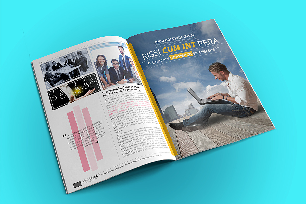 Corporate Brochure 01, a Brochure Template by fatihakdemir (Photo 2 of 5)